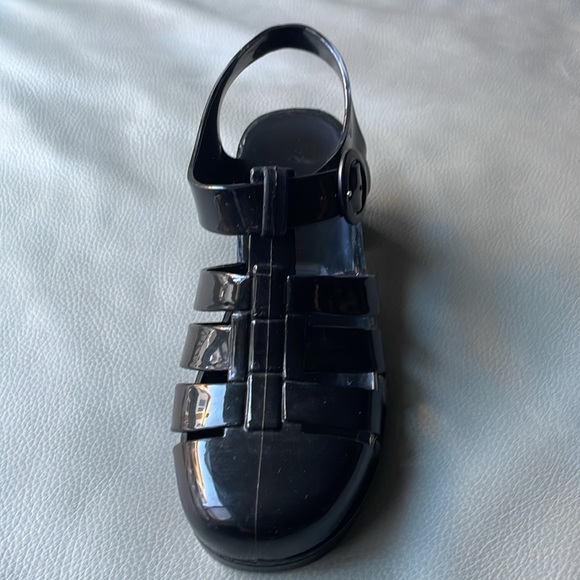 American Apparel Black Jelly Sandal - Picture 4 of 7